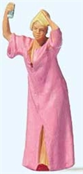 Preiser 28229 HO Woman Using Hairspray Individual Figure