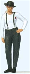 Preiser 28230 HO Woman in Bowler Hat Individual Figure