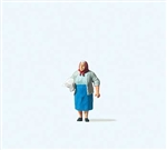 Preiser 28255 HO Woman Delivering Newspapers Individual Figure