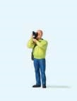 Preiser 28257 HO Man with Video Camera Individual Figure