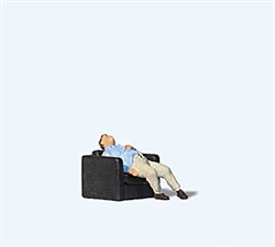 Preiser 28260 HO Taking a Nap Individual Figure Figure on Chair