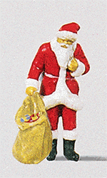 Preiser 29027 HO Santa w/Sack of Gifts