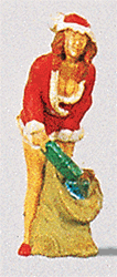 Preiser 29028 HO Santa's Helper 2 w/ Sack of Gifts