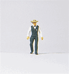 Preiser 29051 HO Individual Figure Emergency Services Sheriff "5 To 12"
