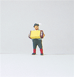 Preiser 29057 HO Individual Figure Working People Playing The Accordian