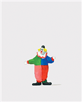 Preiser 29084 HO Individual Figure Clown Multi-Color Suit