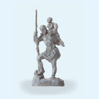Preiser 29102 HO Statue Saint Christopher