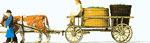 Preiser 30397 HO Wine Wagon w/Cows
