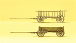 Preiser 30413 HO Rack Wagon & Box Wagon