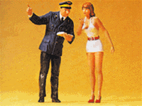 Preiser 45001 G Girl & Station Clerk