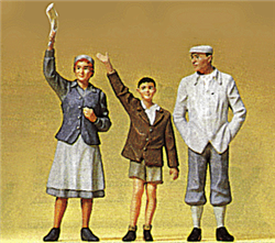 Preiser 45084 G Pedestrians Waving People