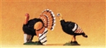 Preiser 47089 1/25 Wild Animal Figures 1/24 1/25 Scale Turkeys Tom & Hen