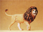 Preiser 47503 1/25 Wild Animal Figures Lion Standing