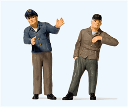 Preiser 63102 I Railroad Engineer & Fireman in Cab Set #1