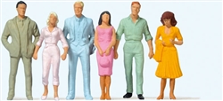 Preiser 65503 O Passers-by/Pedestrians Set #2 pkg(6)