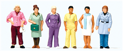 Preiser 68215 1/50 Standing Women pkg(6)
