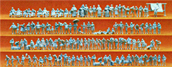 Preiser 79006 N Unpainted Walking People Set