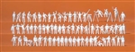 Preiser 79009 N Working People Unpainted Figure Set pkg(70)