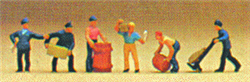 Preiser 79016 N Railroad Personnel Freight Loaders