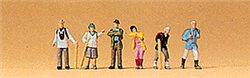 Preiser 79074 N Recreation & Sports Wanderers & Hikers pkg 6