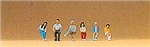 Preiser 79083 N Pedestrians Youth Sitting pkg 6