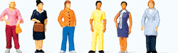 Preiser 79222 N Pedestrians Standing Women Pkg 6
