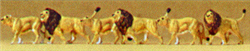 Preiser 79713 N Animals Lions pkg 6