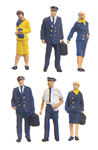 Preiser 80912 1/200 Working People Civil Airline Personel