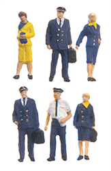 Preiser 80912 1/200 Working People Civil Airline Personel