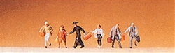 Preiser 88526 Z Travelers Hurrying Passengers