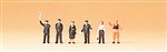Preiser 88528 Z Railroad Personnel 1989 pkg 6