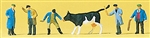 Preiser 88544 Z Farm Figures Cattle At Market w/Figures