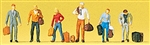 Preiser 88546 Z Passengers Walking w/Luggage