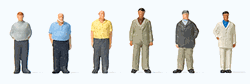 Preiser 88561 Z Standing Men Pkg 6
