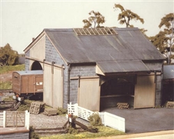 Ratio Kits 534 HO Stone Goods Shed