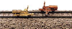 Railway Express 2014 N Track Inspection Car Velocipede pkg(2)