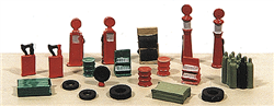 Railway Express 2181 N Deluxe Gas Station Detail Set 20 Pieces