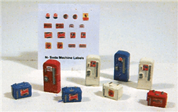 Railway Express 2191 N Soda Machine Set pkg 8