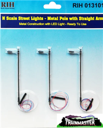 Rock Island Hobby 13101 N Light Pole W/ Straight Arm