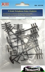 Rock Island Hobby 23100 N Telephone Poles (12)