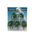 Rock Island Hobby 24101 Deciduous Trees 3.5" (5)