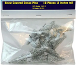 Rock Island Hobby 24201 Snow Pine 12/Pk 2"