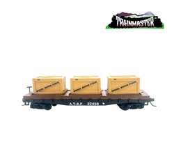 Rock Island Hobby 032213 HO ATSF 40' Flat W Crate