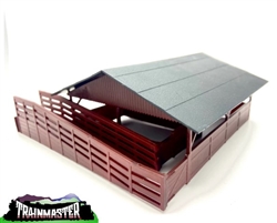Rock Island Hobby 42100 HO Livestock Shed Built-Up