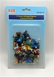 Rock Island Hobby  61110 O Sitting Figures (25)