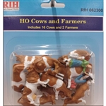 Rock Island Hobby  62300 HO Cow 16 pk /Farm People 2 pk