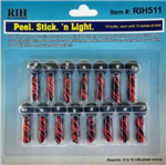 Rock Island Hobby  511 Peel Stick N Light 15Pc