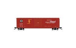 Rivarossi HR6661C HO 50' Single-Door Boxcar No Roofwalk Santa Fe #12746