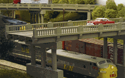 Rix 101 HO Vintage Highway Overpass Kit Scale 50'