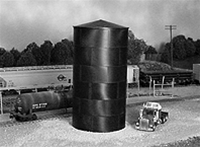 Rix 504 HO Peaked Top Water/Oil Tank Kit Scale Height 43'